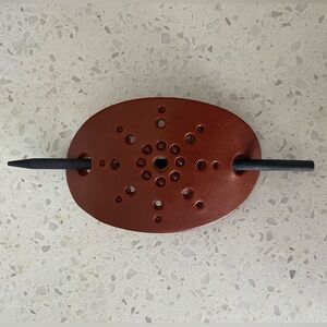 Leather hair accessory